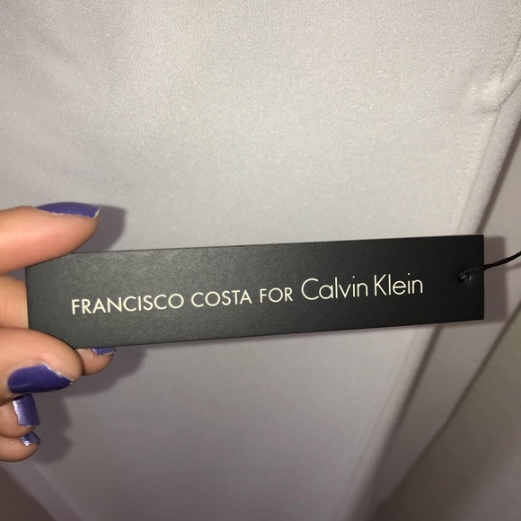 Francisco Costa for Calvin Klein White Dress - size 8 - Picture 4 of 6